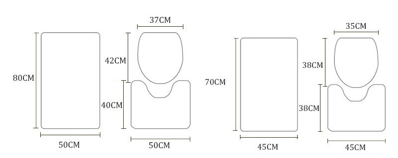 Polyester Waterproof Bathroom Shower Curtain