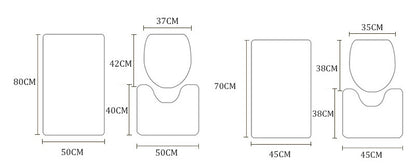 Polyester Waterproof Bathroom Shower Curtain